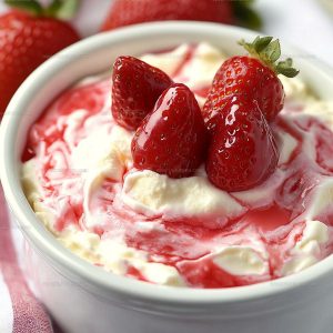 Simple Strawberry Cheesecake Dip Recipe