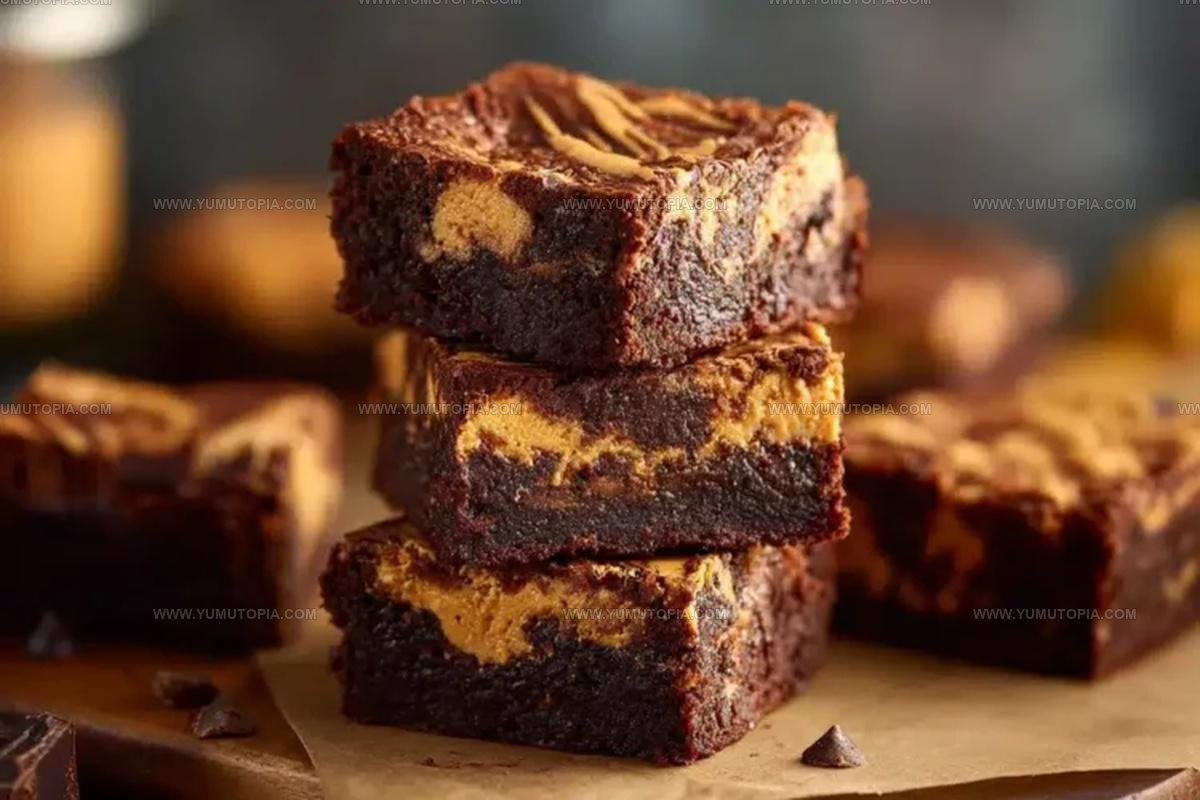 Swirled Peanut Butter Brownies Recipe