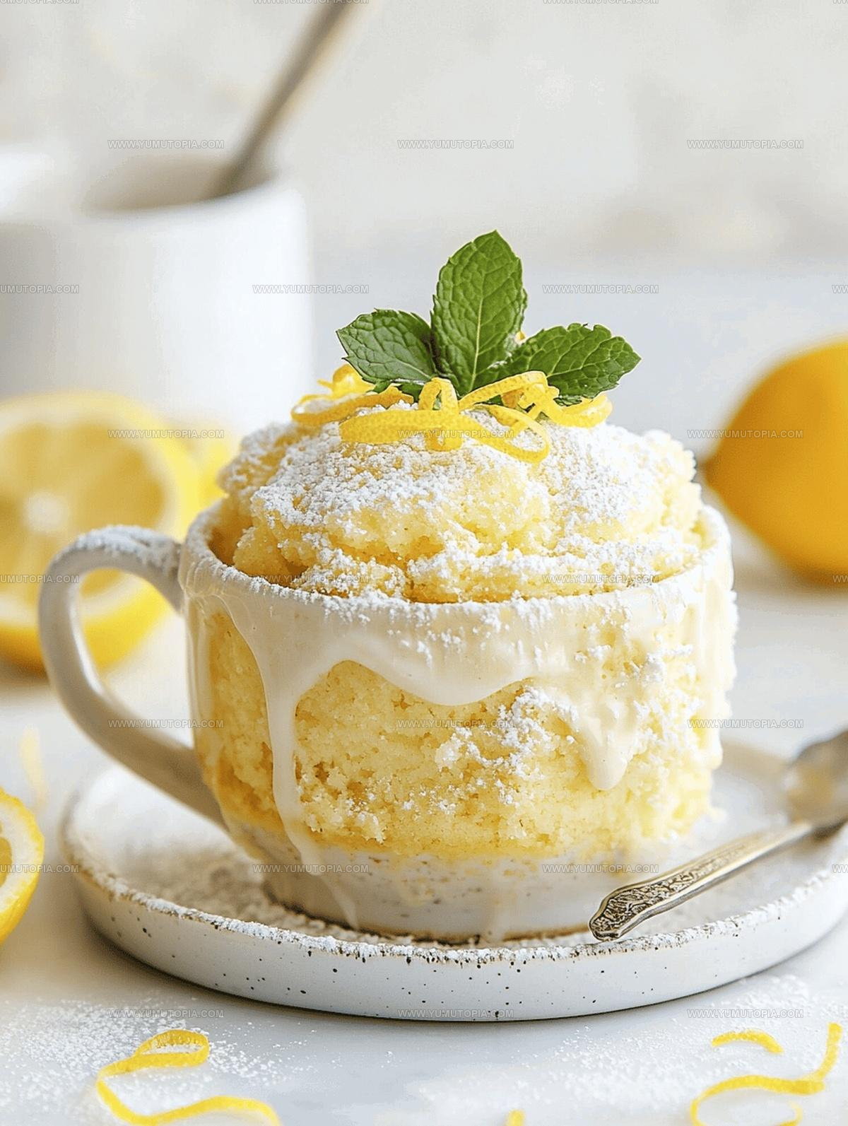 Lemon Mug Cake Recipe
