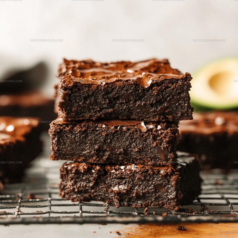 Dark Avocado Brownies Recipe