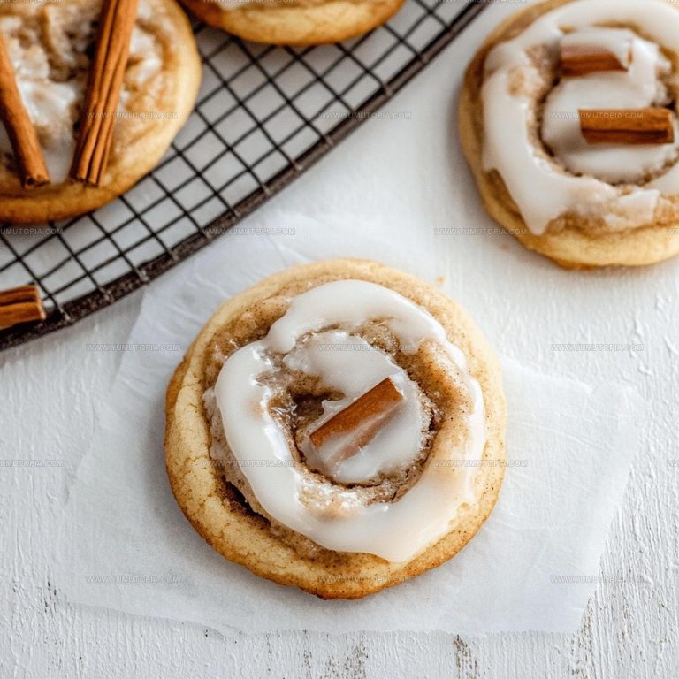 Iced Cinnamon Roll Cookies Recipe