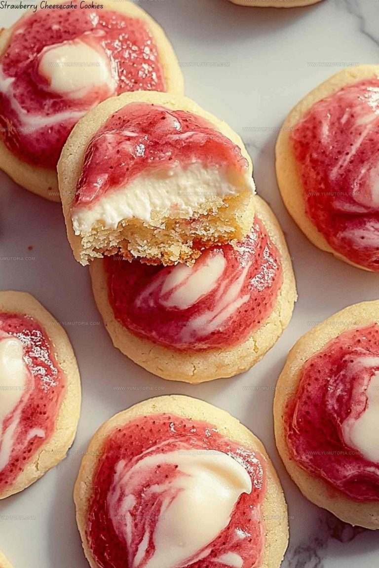Stuffed Strawberry Cheesecake Cookies Recipe