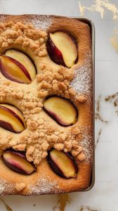 German Plum Cake with Streusel Recipe