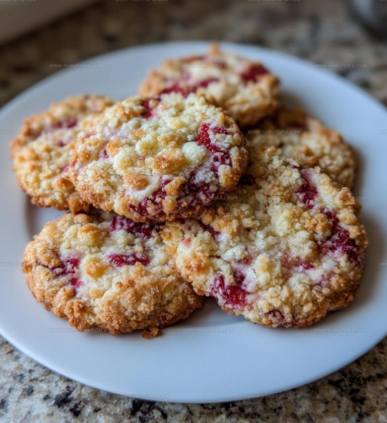 Heavenly Strawberry Cream Cheese Crumble Cookies Reimagined Recipe