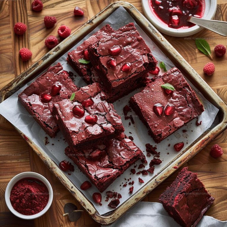 Cream-Swirled Red Velvet Brownies Recipe