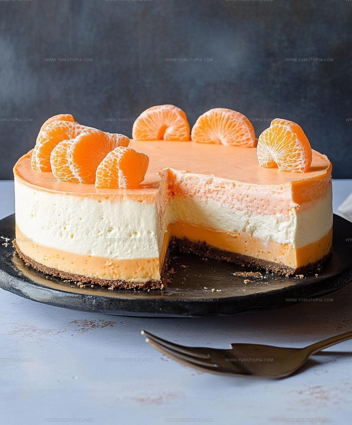 No-Bake Orange Creamsicle Cheesecake Recipe