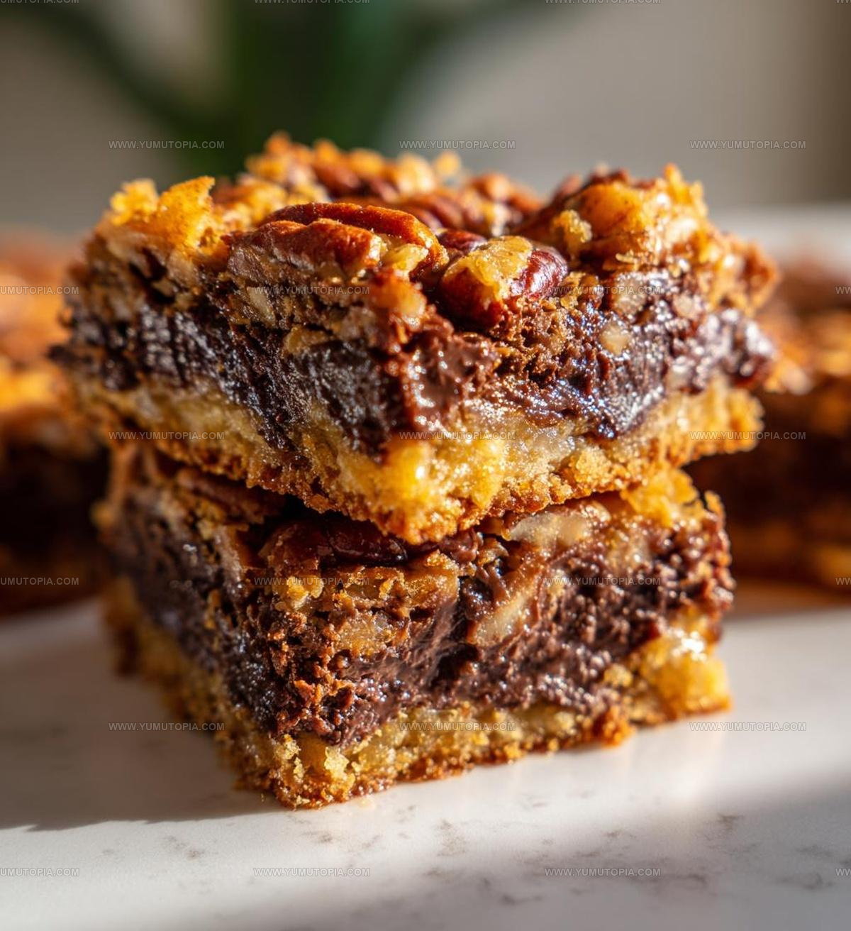 German Chocolate Pecan Pie Bars Recipe