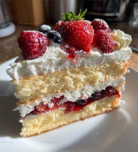 Layered Heaven On Earth Cake Recipe