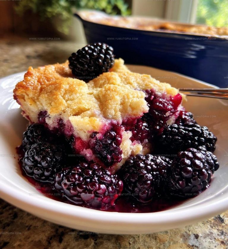 Homemade Kentucky Blackberry Cobbler Recipe