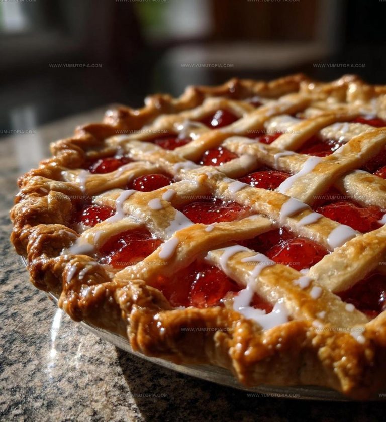 Pop-Tart Inspired Strawberry Pie Recipe