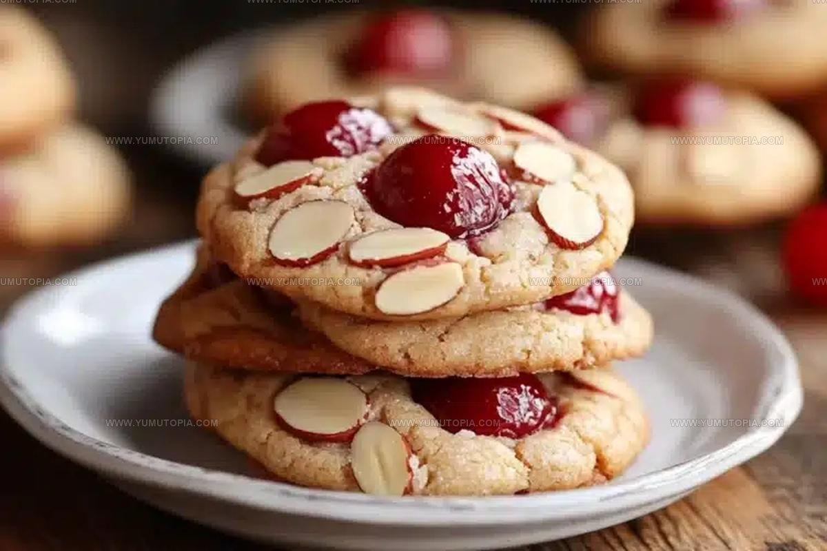 Cherry Almond Cookies Recipe