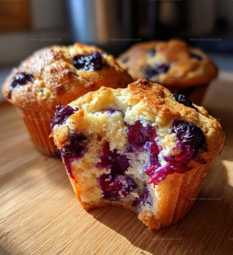 Creamy Blueberry Cheesecake Muffins Recipe