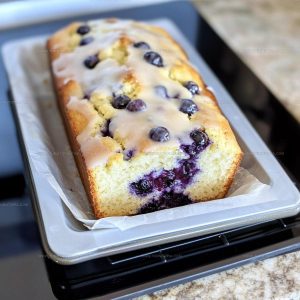 Citrus-Glazed Lemon Blueberry Bread Recipe