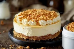 Crunchy-Crumble Butterscotch Cheesecake Recipe