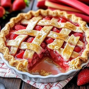Strawberry Rhubarb Pie Recipe