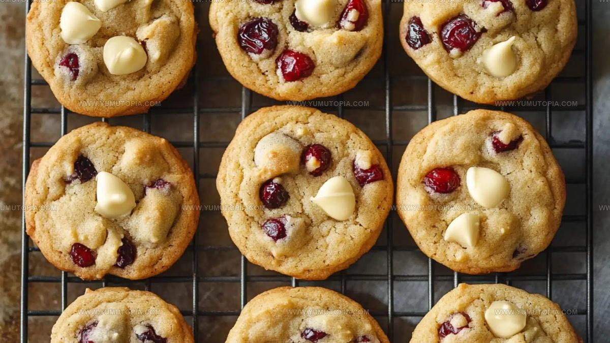 White Chocolate Cranberry Cookies Recipe