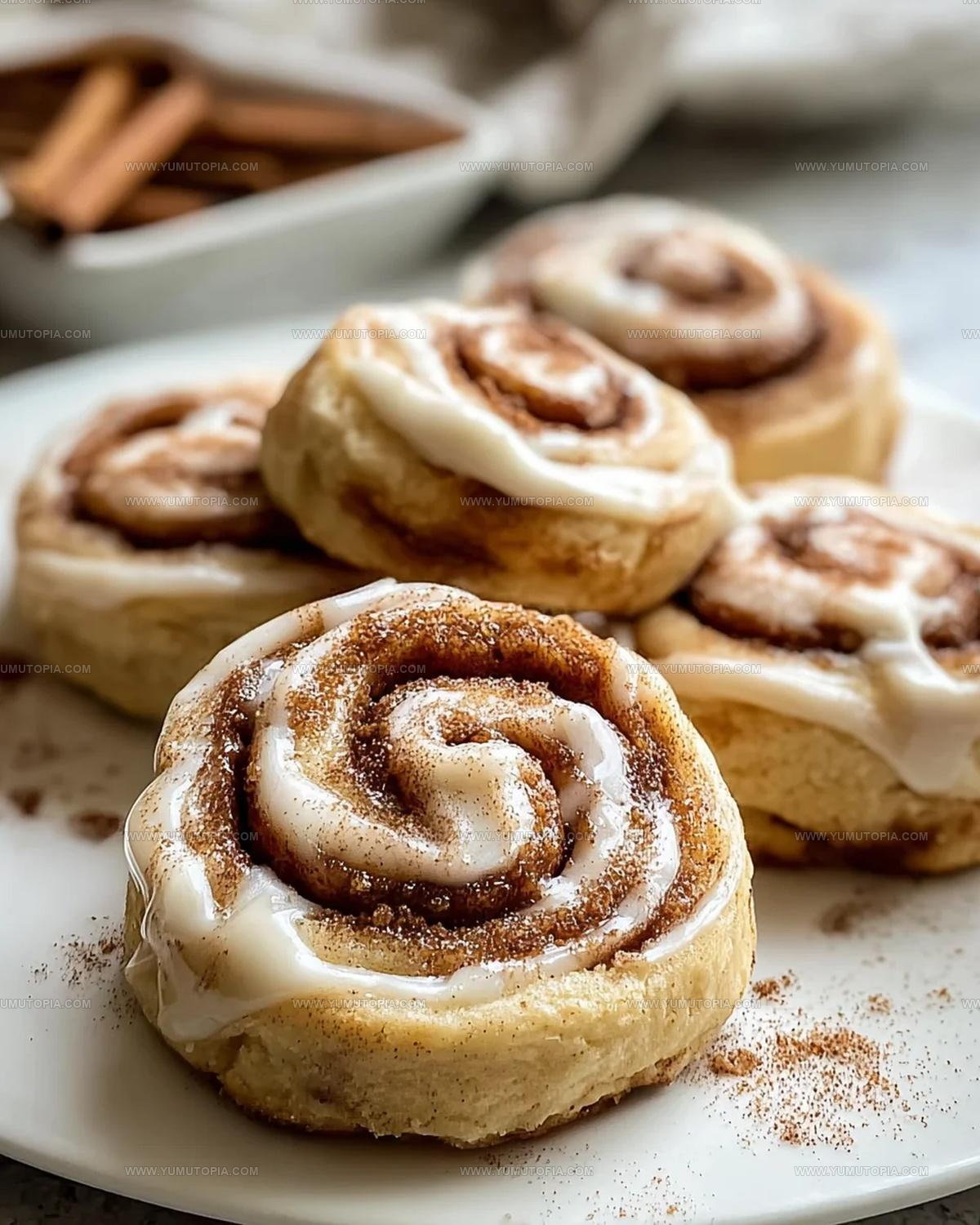 Spiral Filled Cinnamon Roll Cookies Recipe