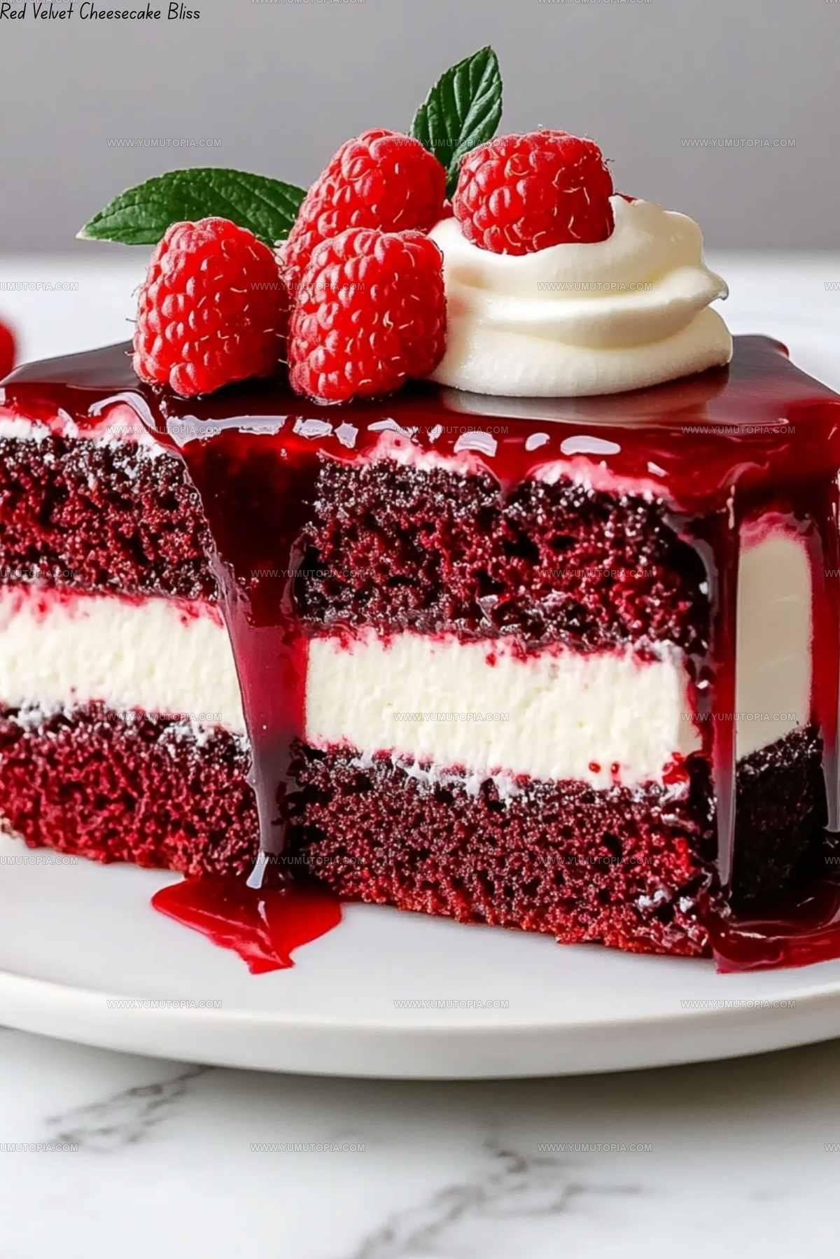 Lush Red Velvet Cheesecake Recipe
