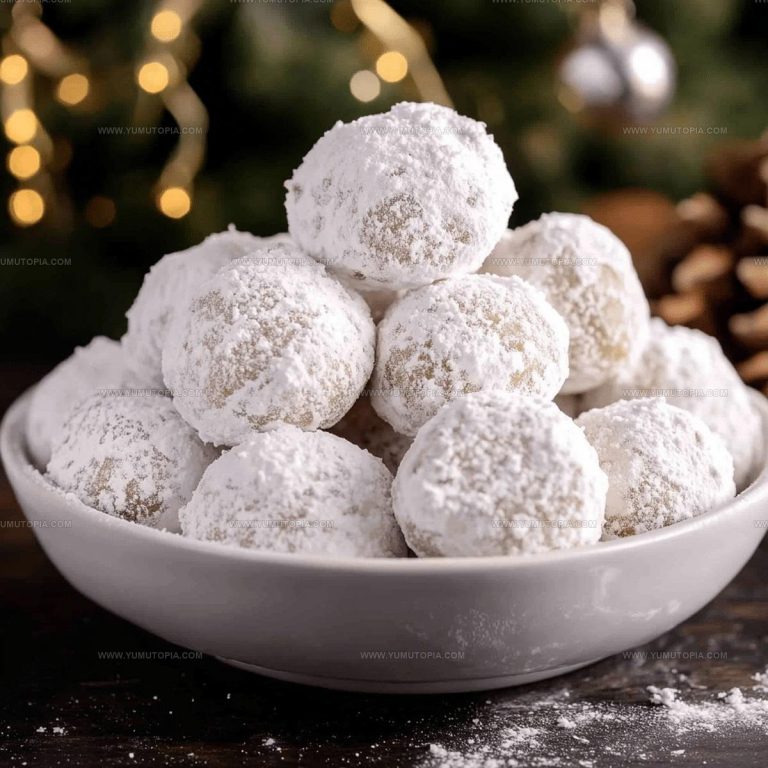 Cinnamon Snowball Cookies Recipe