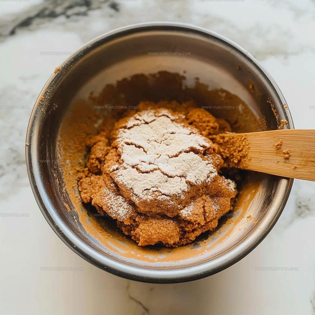 Soft Cinnamon Coffee Crinkle Cookies Recipe