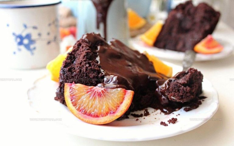 Orange Chocolate Brownie Cake Recipe