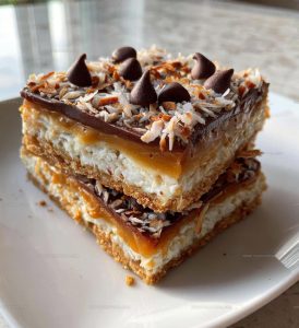 Caramel Coconut Bars Recipe