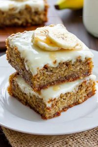 Frosted Banana Bars With Cream Cheese Recipe