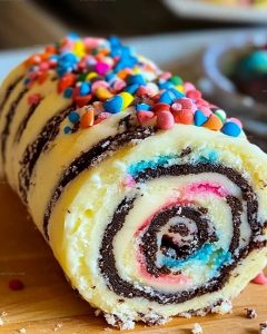 Funfetti Cookie Dough Roll Recipe