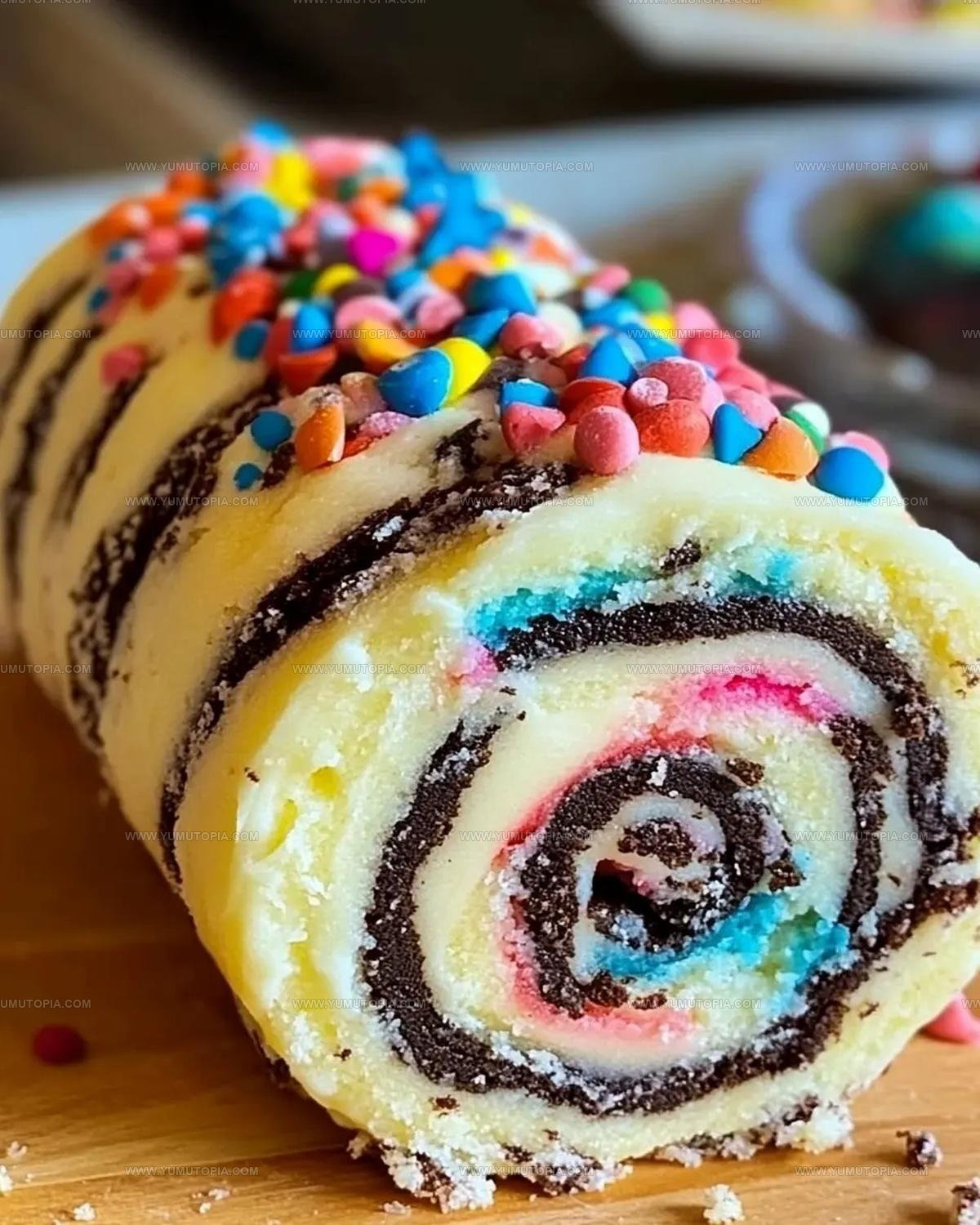 Funfetti Cookie Dough Roll Recipe