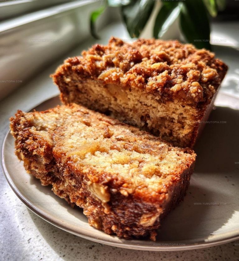 Cinnamon Crumble Banana Bread Recipe