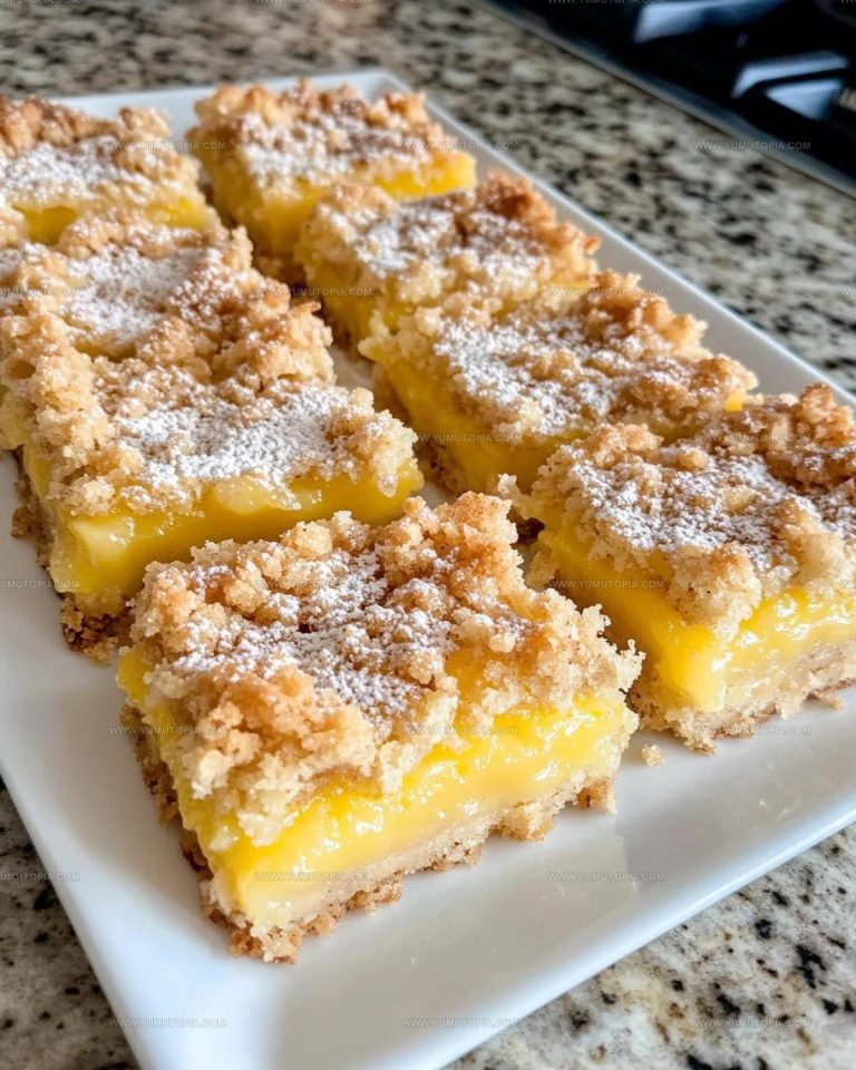 Shortbread-Based Lemon Crumb Bars Recipe