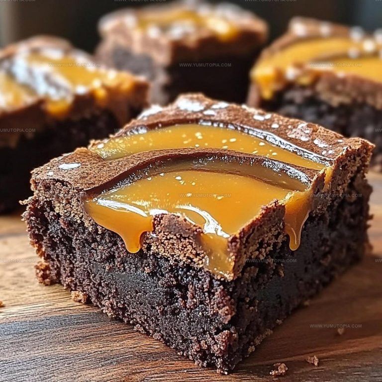 Gooey Caramel Swirl Brownies Recipe