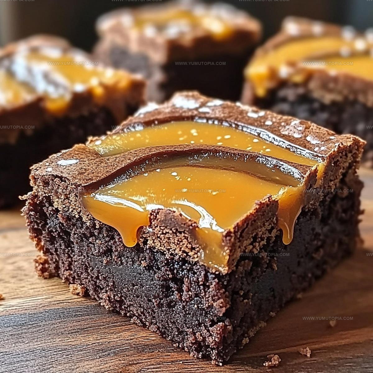 Gooey Caramel Swirl Brownies Recipe