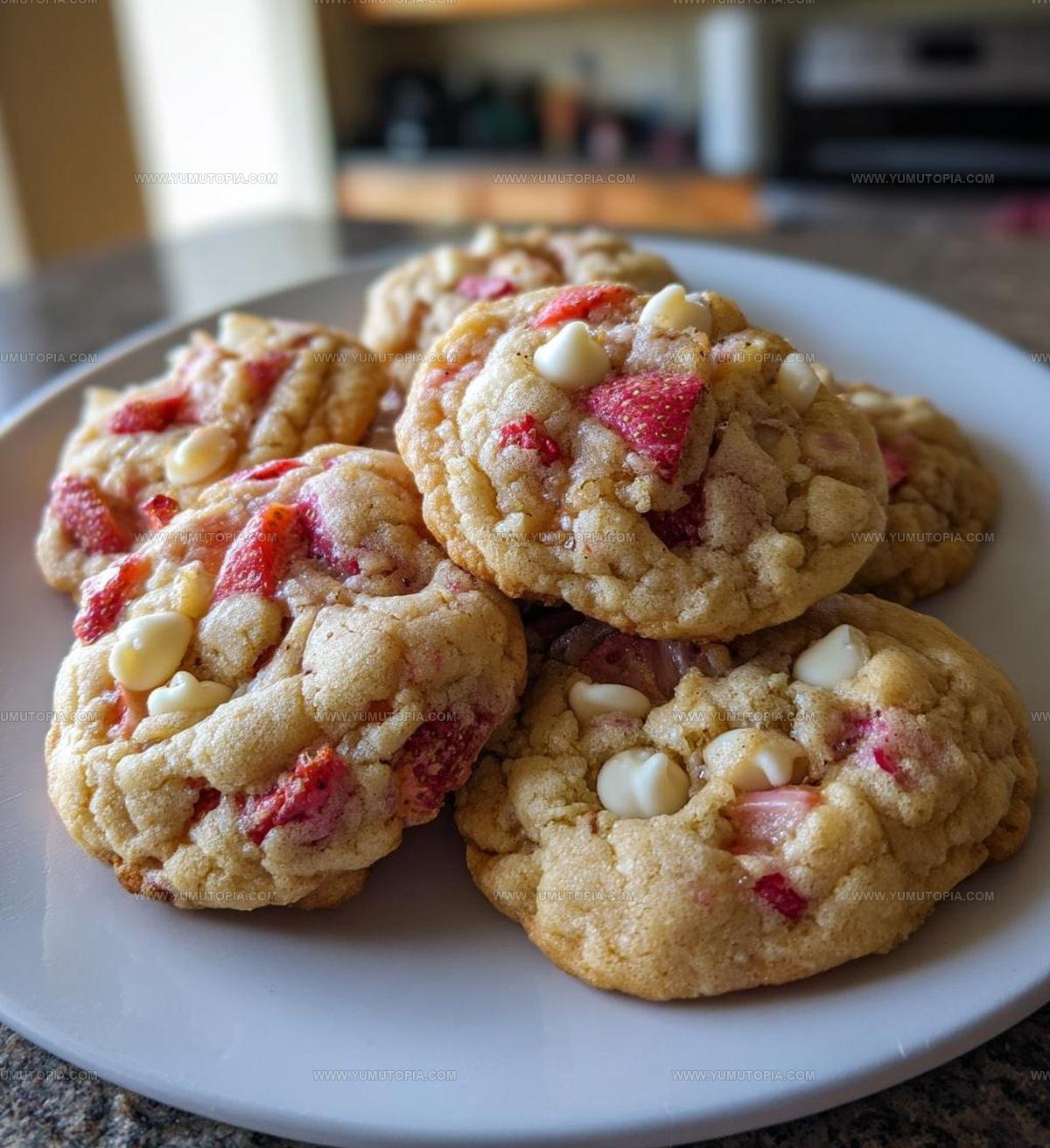 Strawberry White Chocolate Cookies Recipe