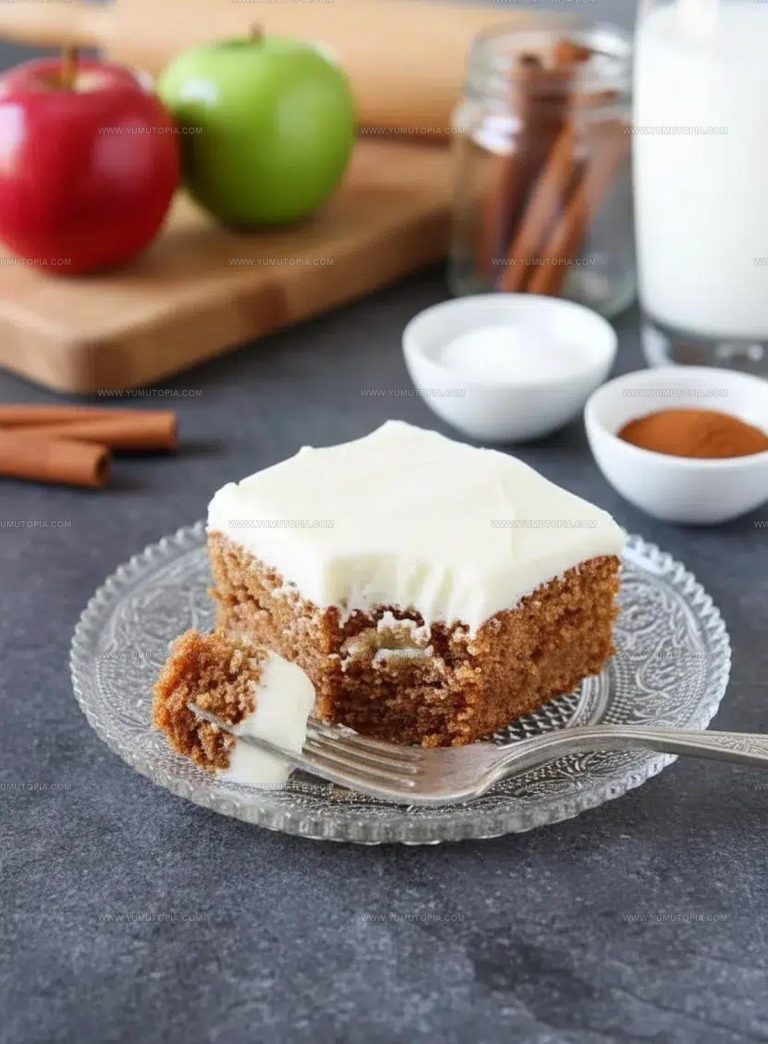 Apple Cake with Cream Cheese Frosting Recipe