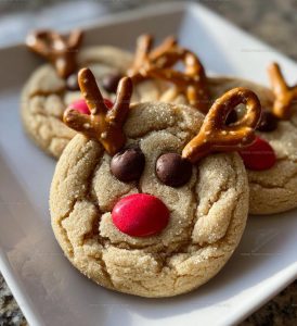 Peanut Butter Reindeer Cookies Recipe