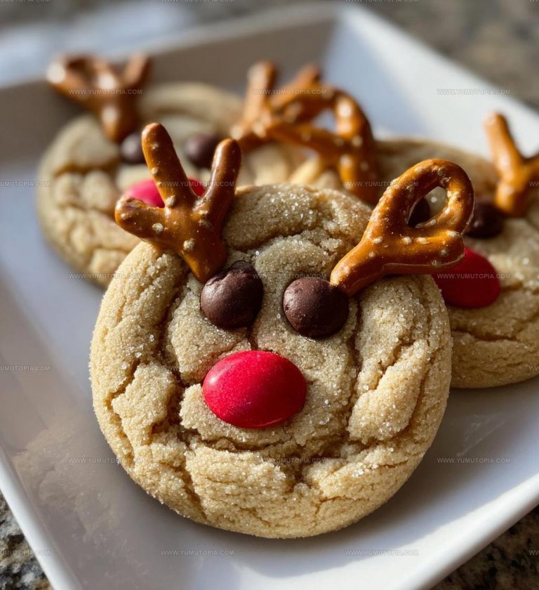 Peanut Butter Reindeer Cookies Recipe