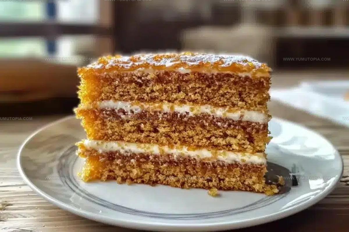 Traditional Russian Honey Cake (Medovik) Recipe