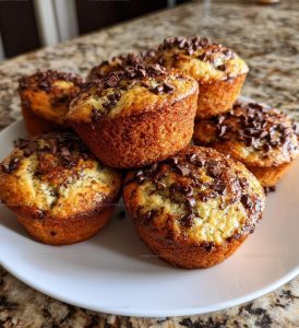 One Bowl Banana Chocolate Muffins Recipe