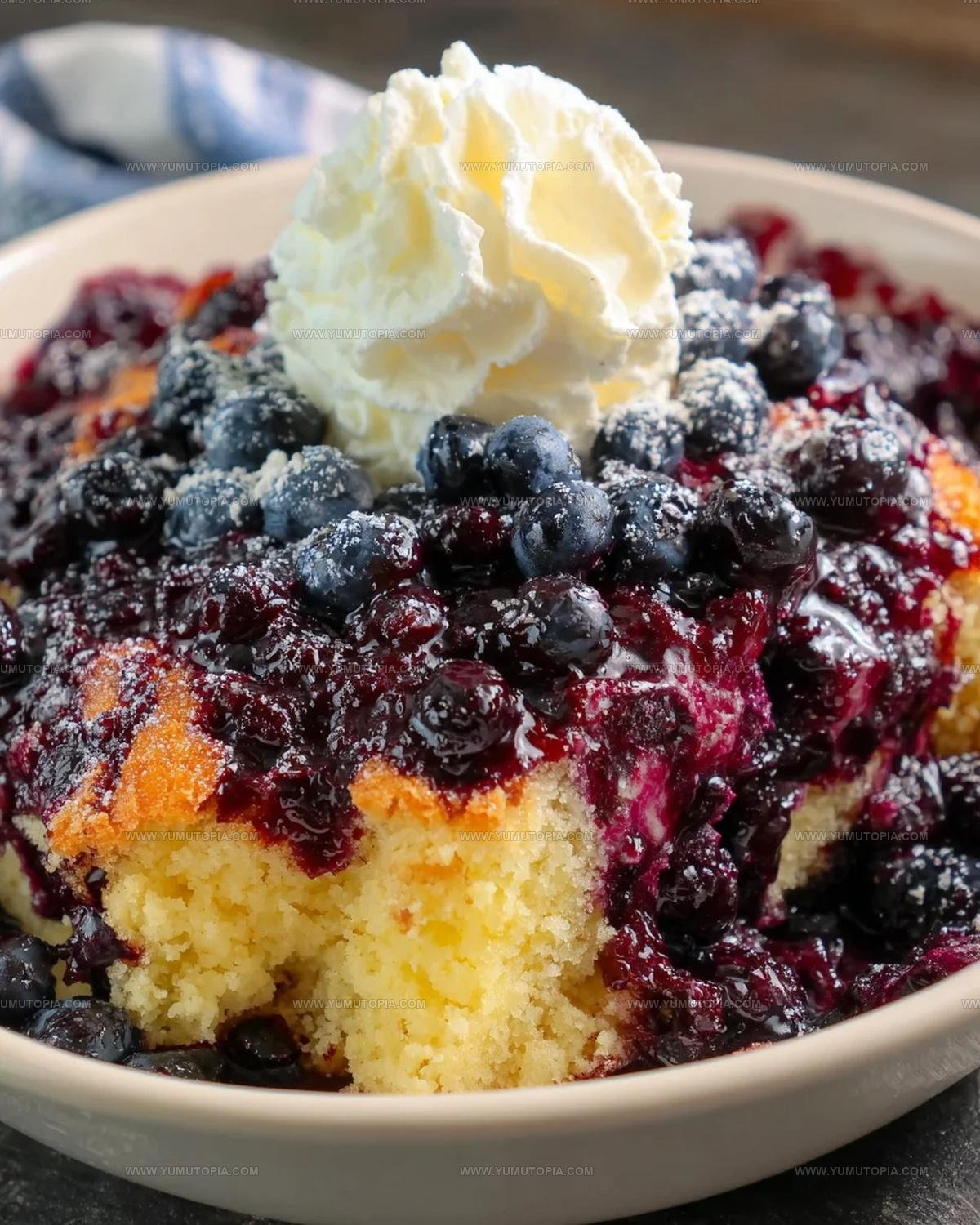 Blueberry Dump Cake Recipe