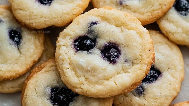Zesty Lemon Blueberry Cookies Recipe