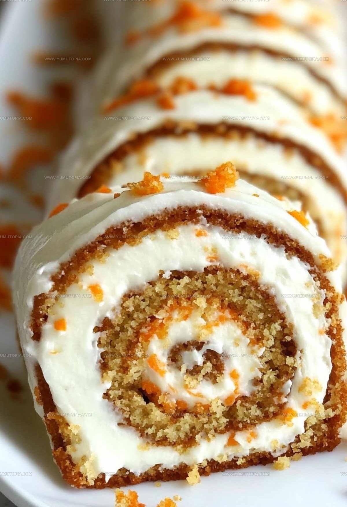 Spiced Carrot Cake Roll Recipe