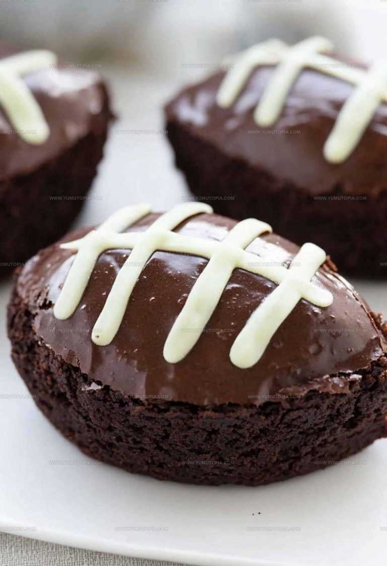 Game-Day Fudgy Football Brownies Recipe