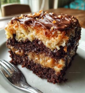 Authentic German Chocolate Poke Cake Recipe