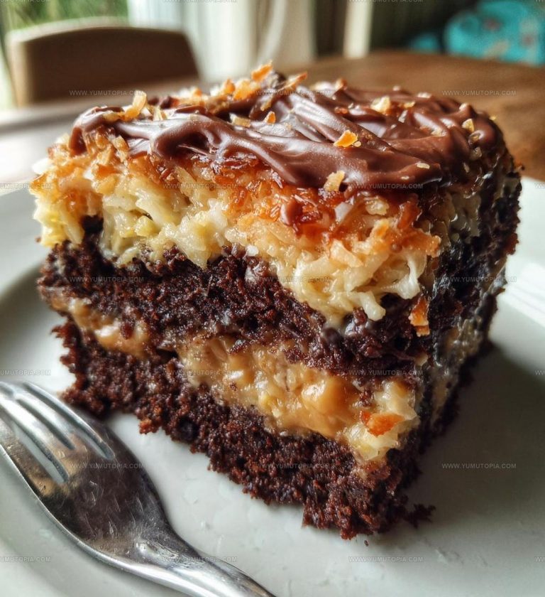 Authentic German Chocolate Poke Cake Recipe