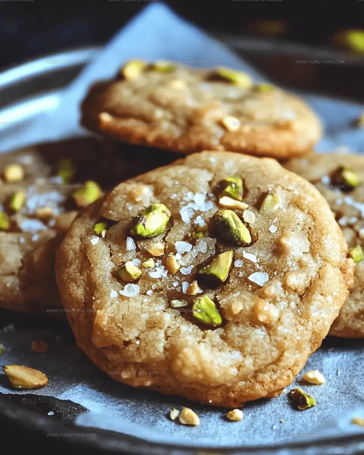 Sweet-Salty Honey Pistachio Cookies Recipe