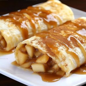 Saucy Apple Pie Enchiladas Recipe