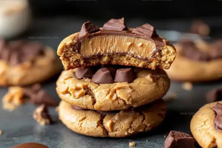 Chewy Peanut Butter Cup Cookies Recipe