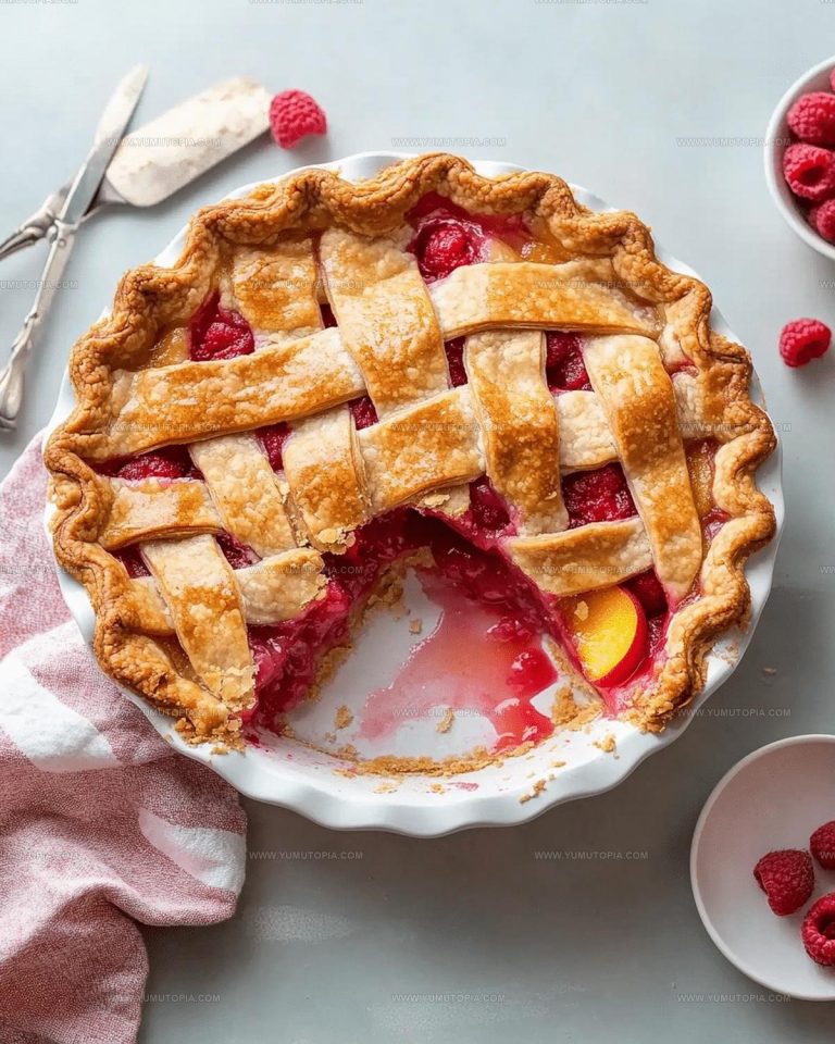 Peach Raspberry Pie Recipe
