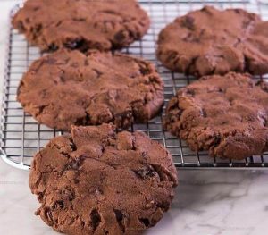 Double Chocolate Cherry Cookies Recipe